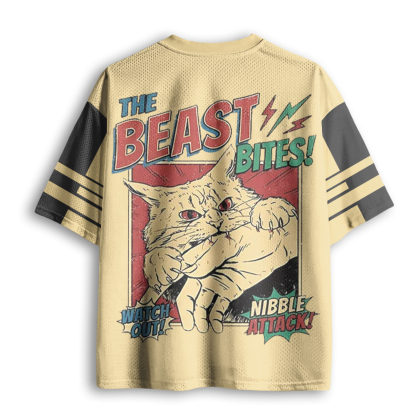 Baddiecat Beware Of Cats Mesh Jersey