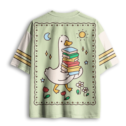 Baddiecat Late Night Reader Club Mesh Jersey