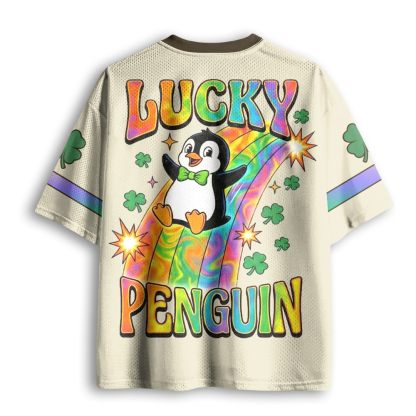 Baddiecat Lucky Penguin Mesh Jersey