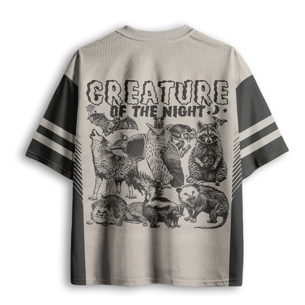 Baddiecat Creature Of The Night Mesh Jersey