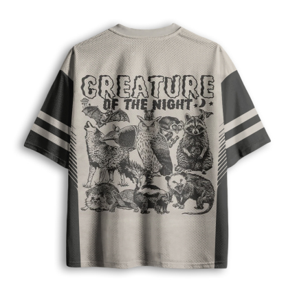 Baddiecat Creature Of The Night Mesh Jersey