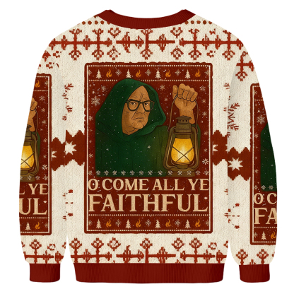 Baddiecat The Traitors Christmas Ugly Sweatshirt