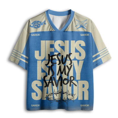 Baddiecat Jesus Is My Savior Mesh Jersey