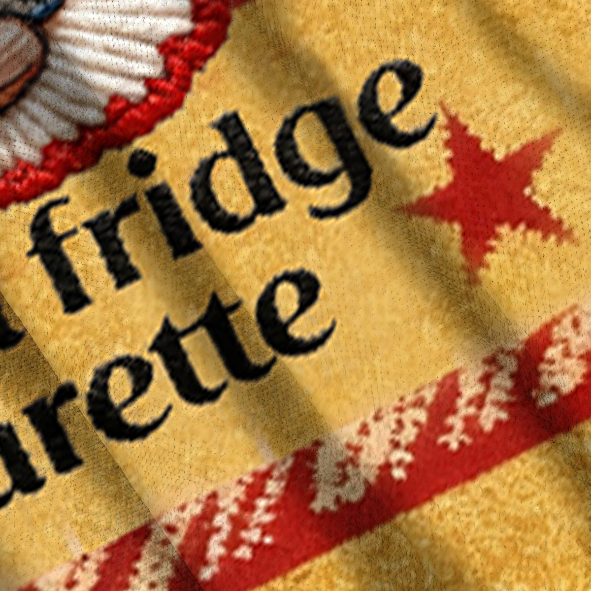 Baddiecat Cigarettes In The Refrigerator Christmas Ugly Sweatshirt