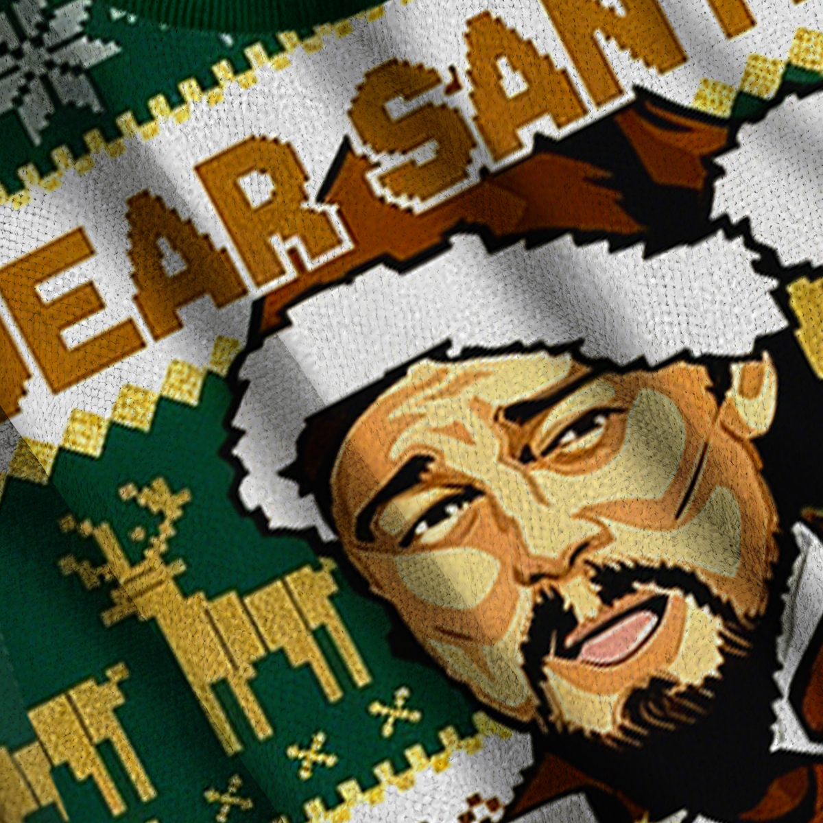 Baddiecat Dear Santa Claus I've Always Been Good Christmas Ugly Sweatshirt