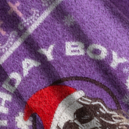 Baddiecat Birthday Boy Christmas Ugly Sweatshirt