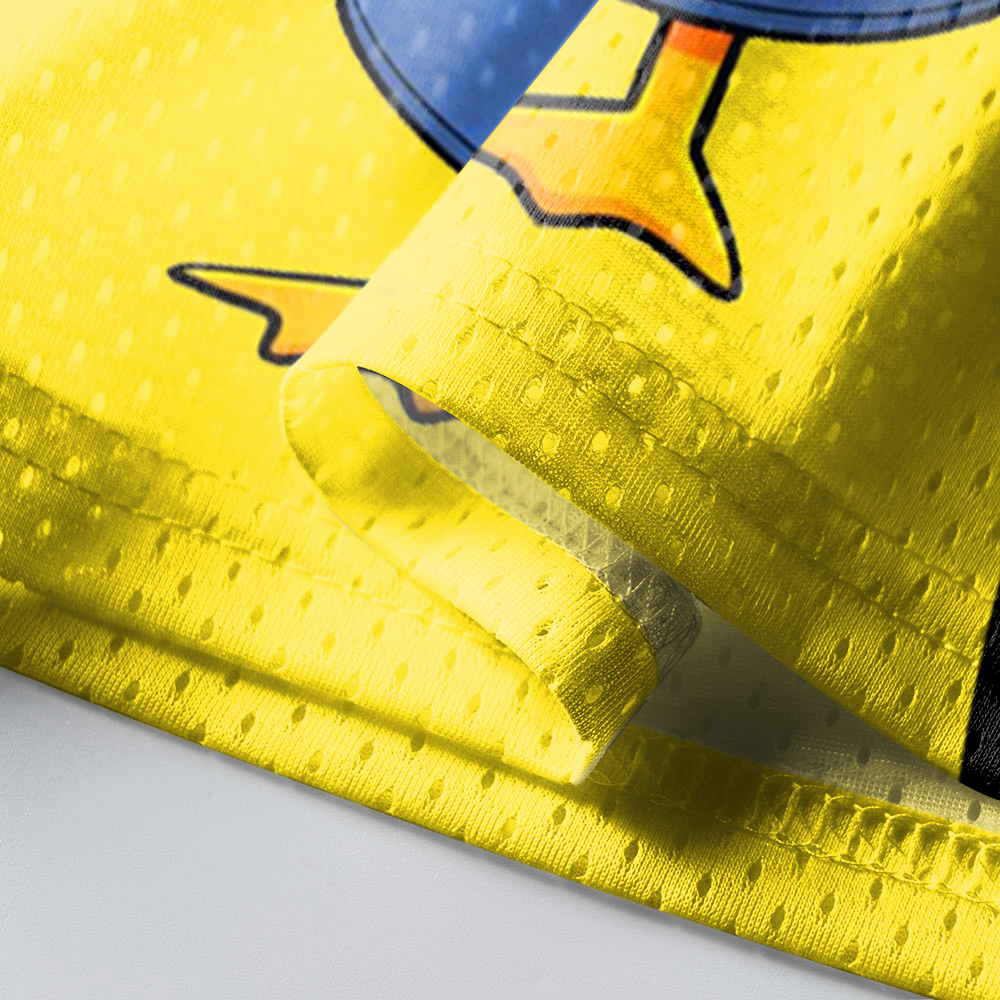 Baddiecat Radiation-contaminated White Goose Mesh Jersey
