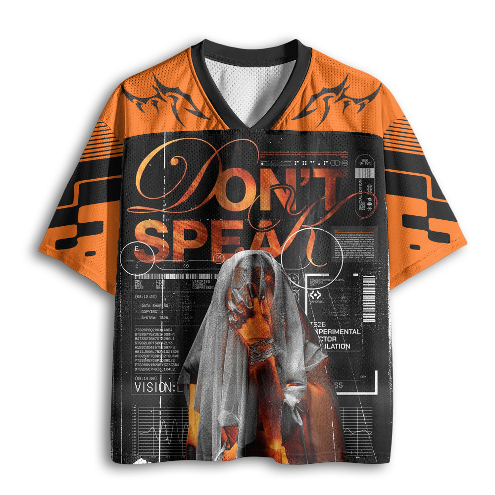 Baddiecat Don't Speak Mesh Jersey