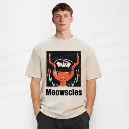 Baddiecat Meowskulls Washed T-shirt