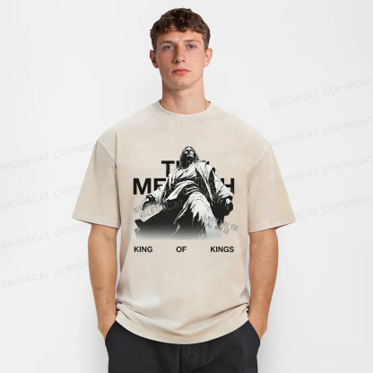 Baddiecat King Of Kings The Messiah Washed T-shirt