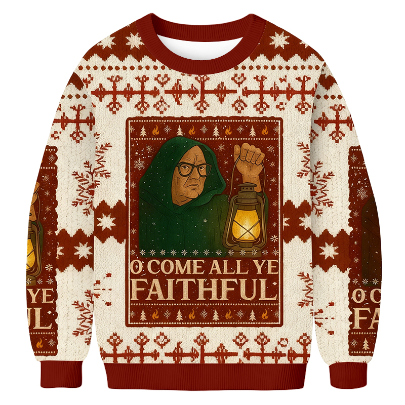 Baddiecat The Traitors Christmas Ugly Sweatshirt