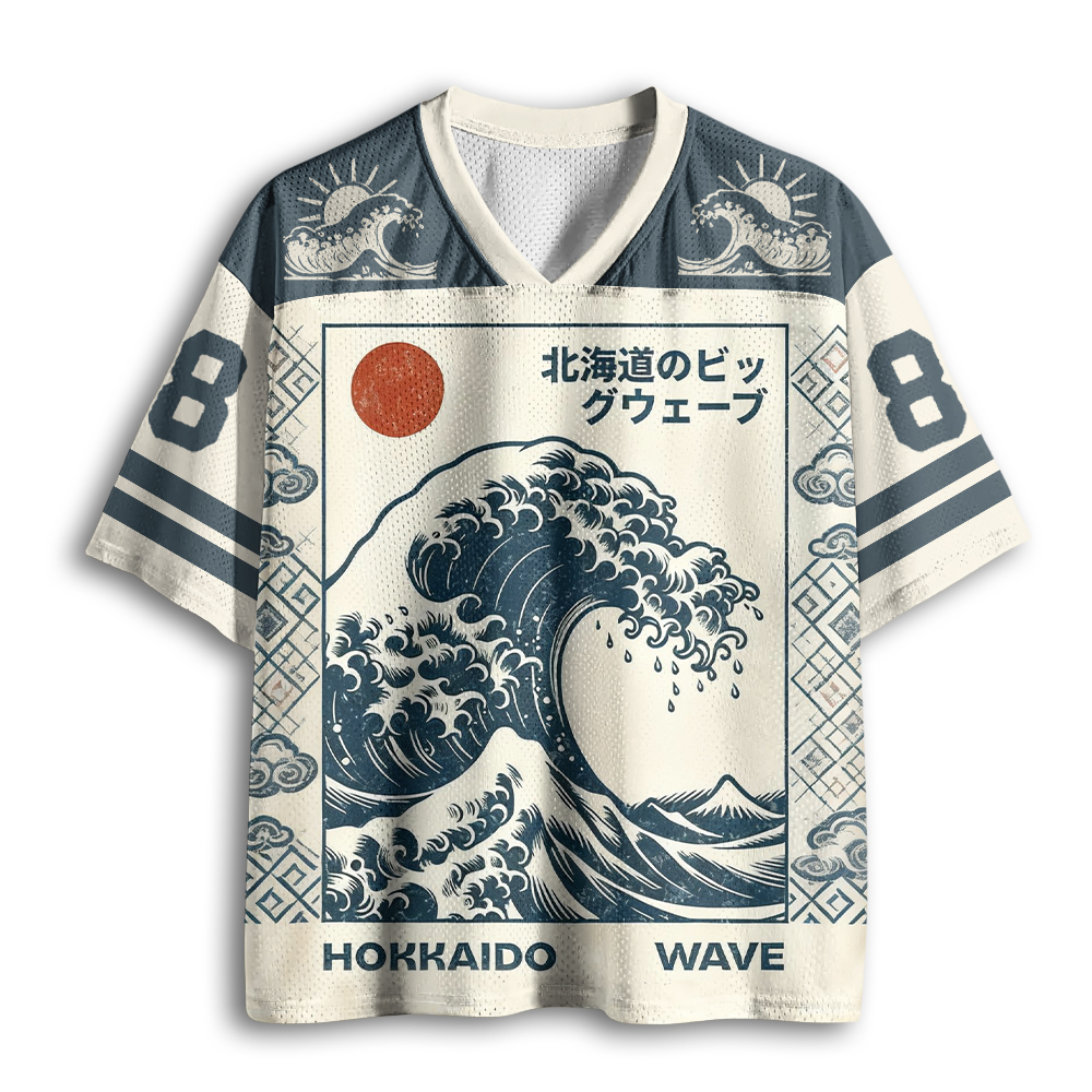 Baddiecat Hokkaido Illustrations Mesh Jersey
