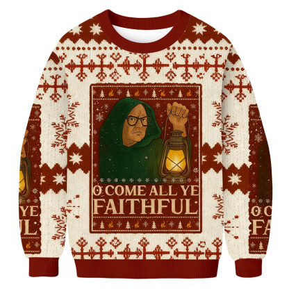 Baddiecat The Traitors Christmas Ugly Sweatshirt