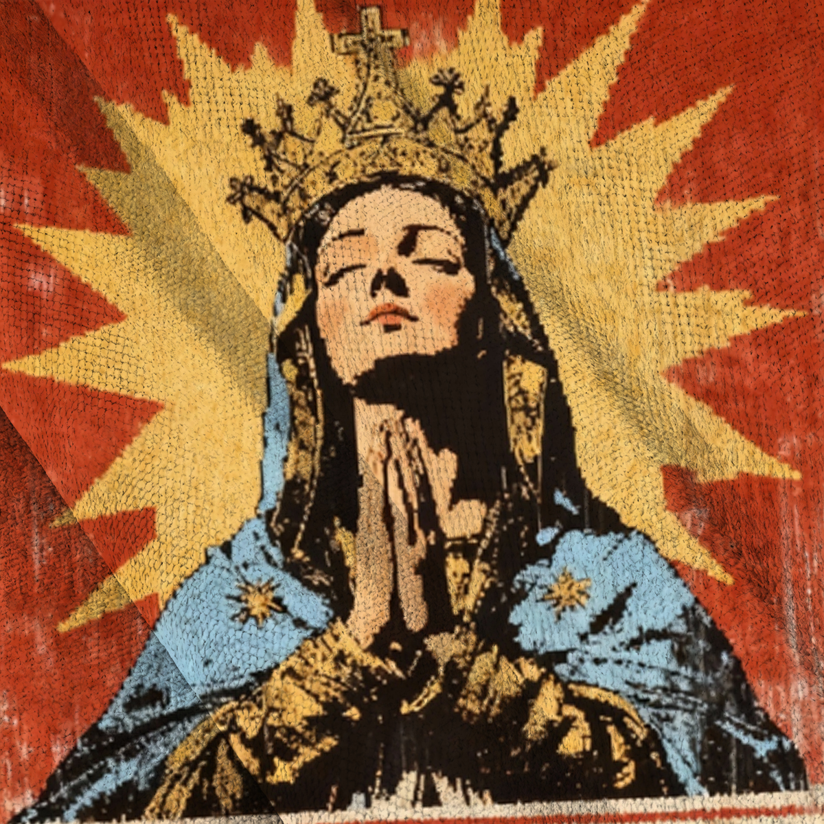 Baddiecat Retro God Blessed Ugly Sweatshirt