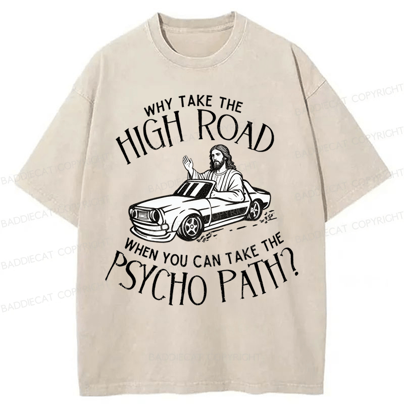 Baddiecat Funny Jesus Washed T-shirt