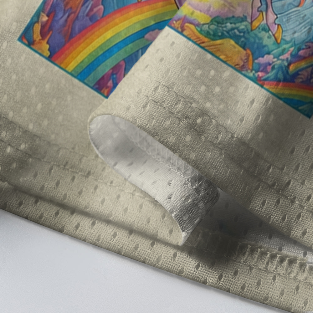 Baddiecat Rainbow Ketamine Unicorn Mesh Jersey