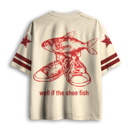 Baddiecat Shoe Fish Cursed Mesh Jersey