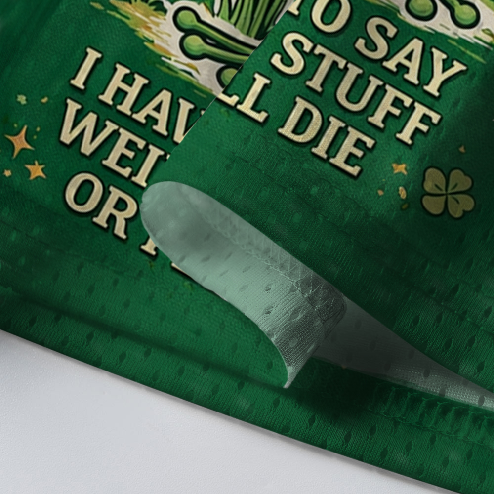 Baddiecat I Have To Say Weird Stuff Or I'll Die Mesh Jersey