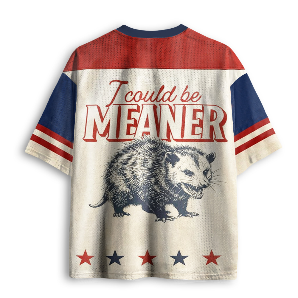 Baddiecat I Could Be Meaner Mesh Jersey