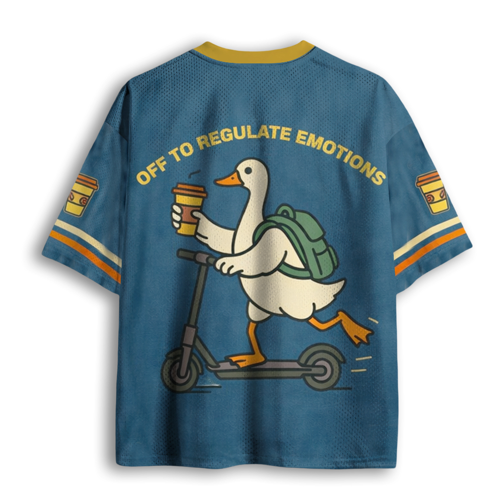 Baddiecat Off To Regulate Emotions Mesh Jersey