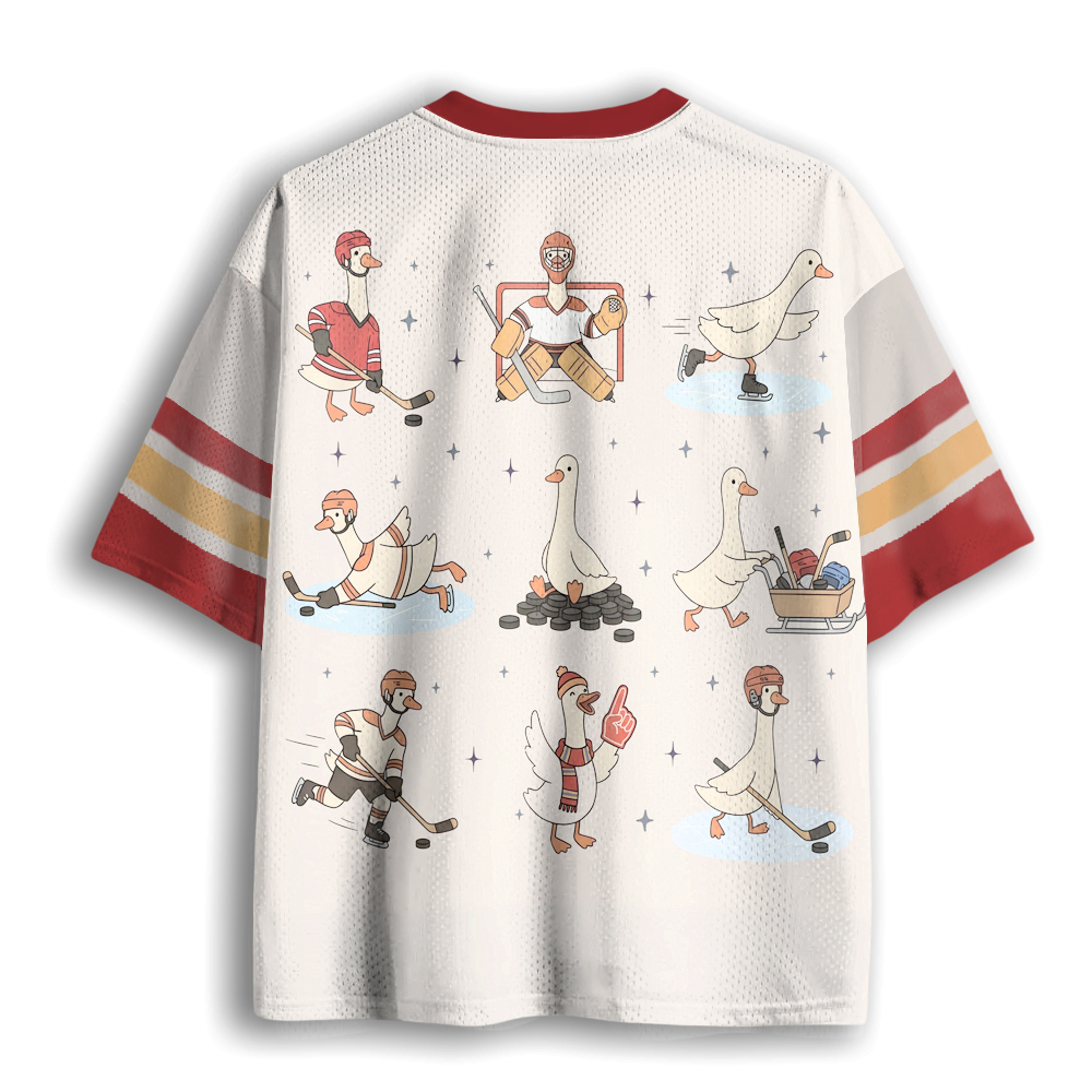 Baddiecat Silly Goose Hockey Mesh Jersey
