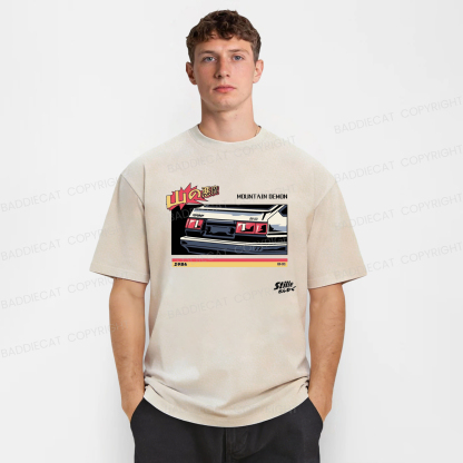 Baddiecat Japanses AE86  Mountain Demon Washed T-shirt