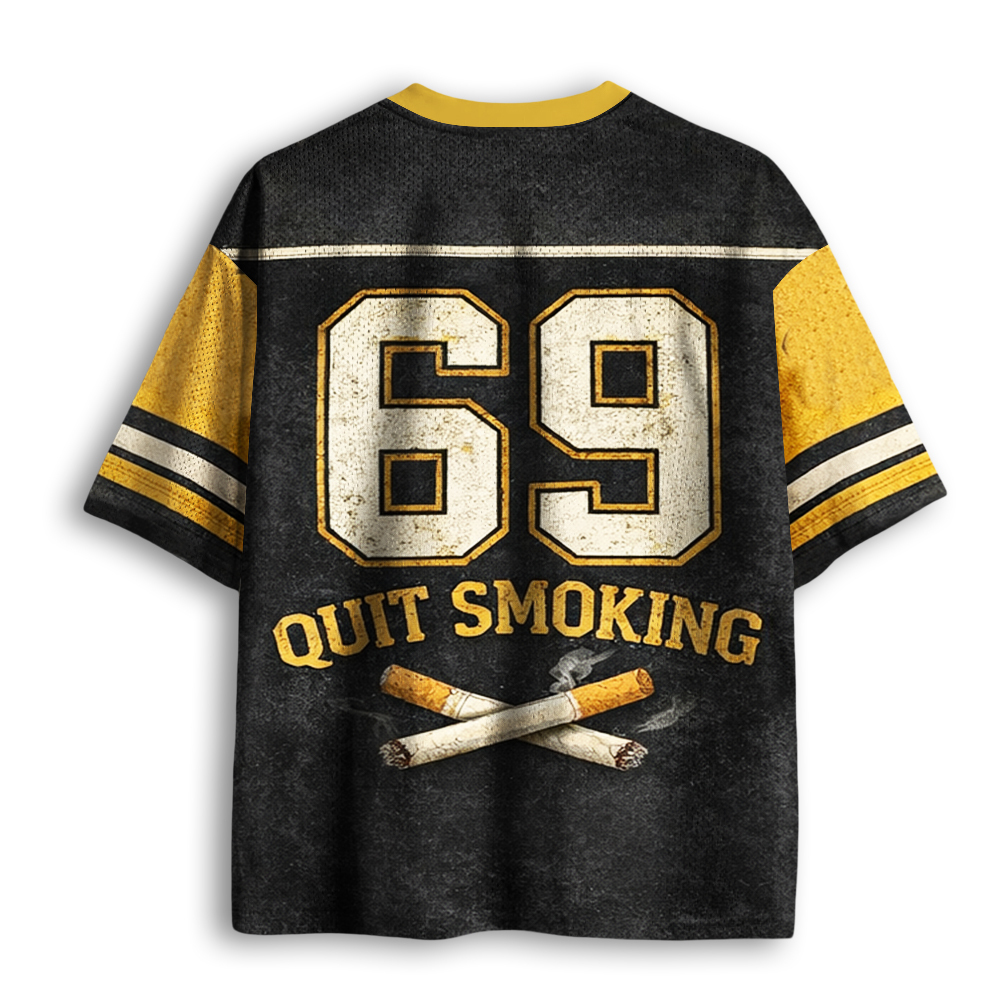 Baddiecat Smoking Kills Crab Mesh Jersey