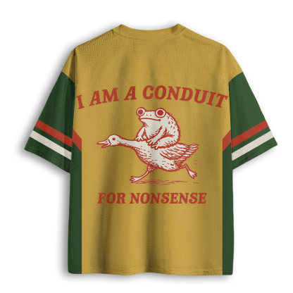 Baddiecat I Am A Conduit For Nonsense Mesh Jersey