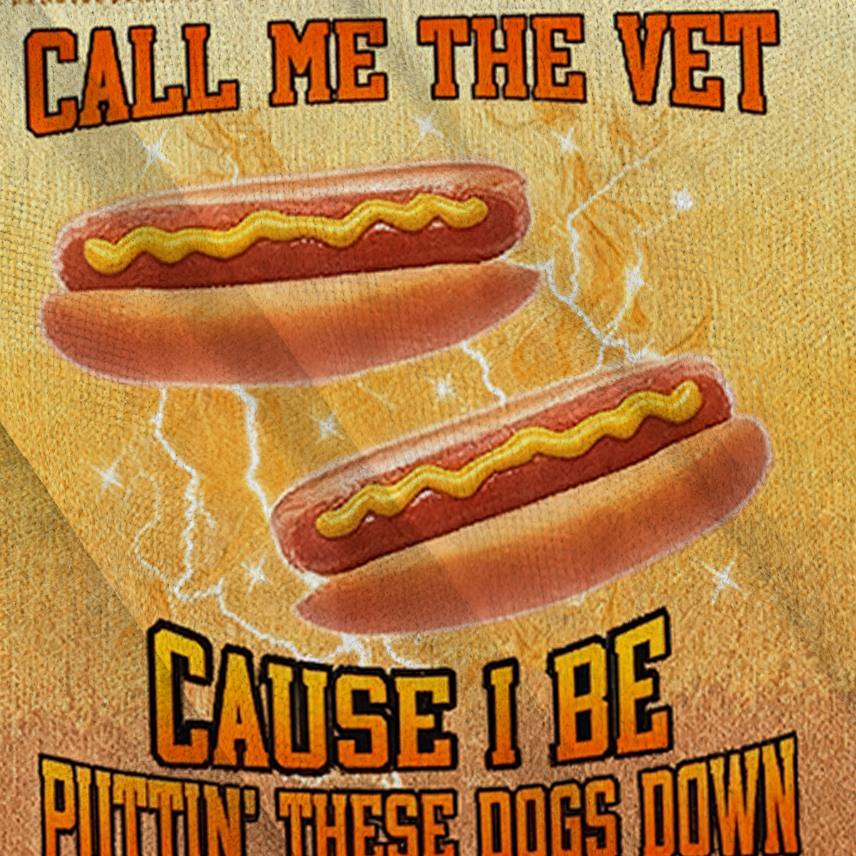 Baddiecat Call Me The Vet Cause I Be Puttin' These Dogs Down Ugly Sweatshirt