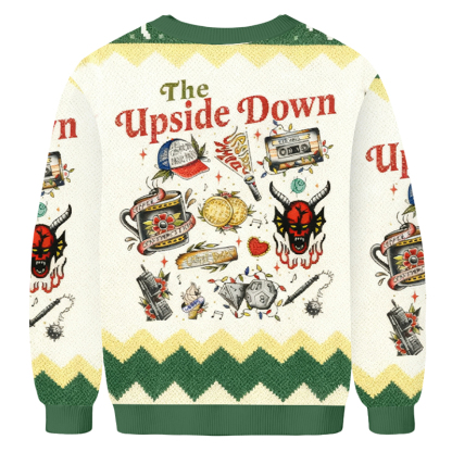 Baddiecat Upside-down World Ugly Sweatshirt