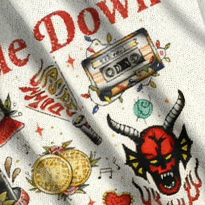 Baddiecat Upside-down World Ugly Sweatshirt