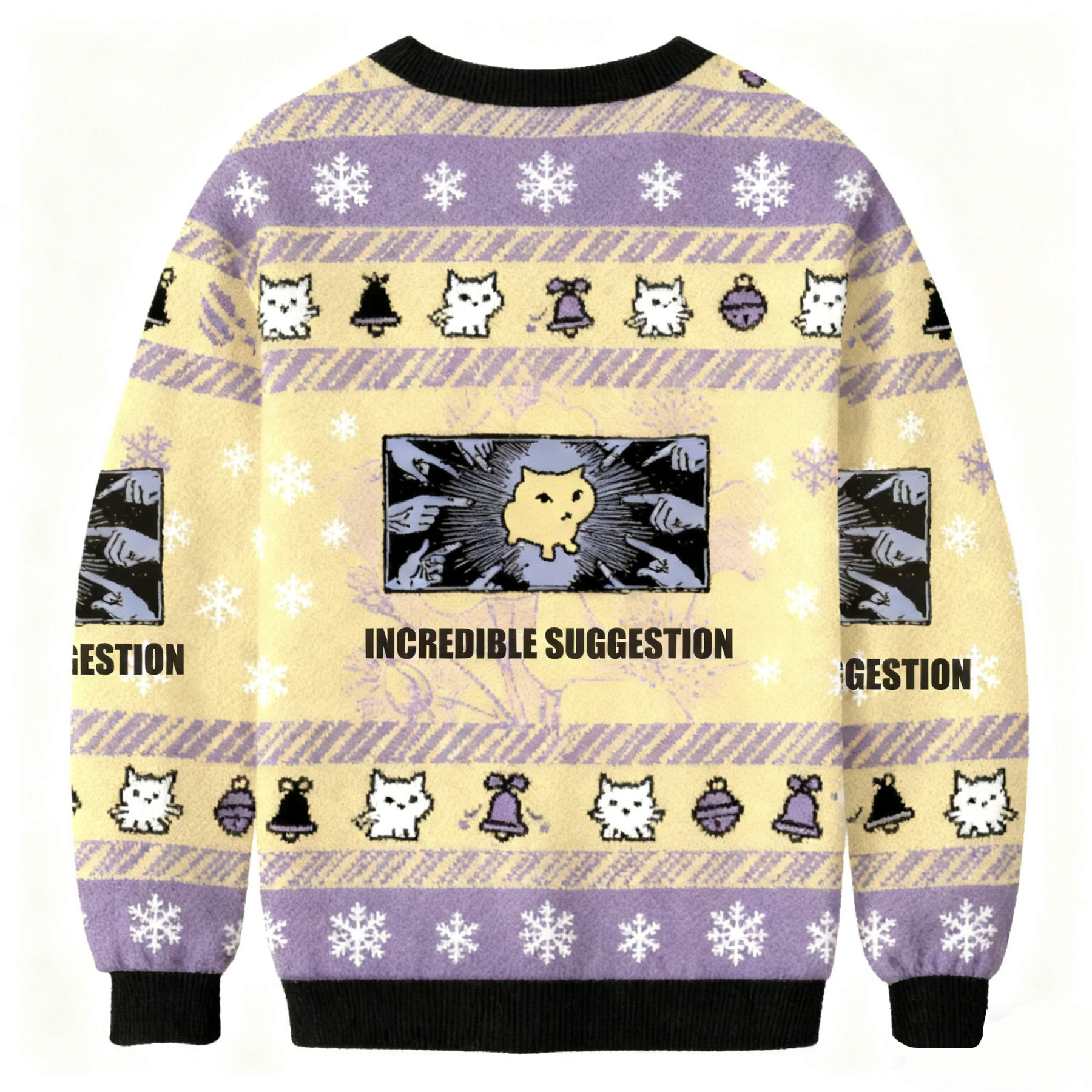 Incredile Suggestion Funny Cat Ugly Sweatshirt