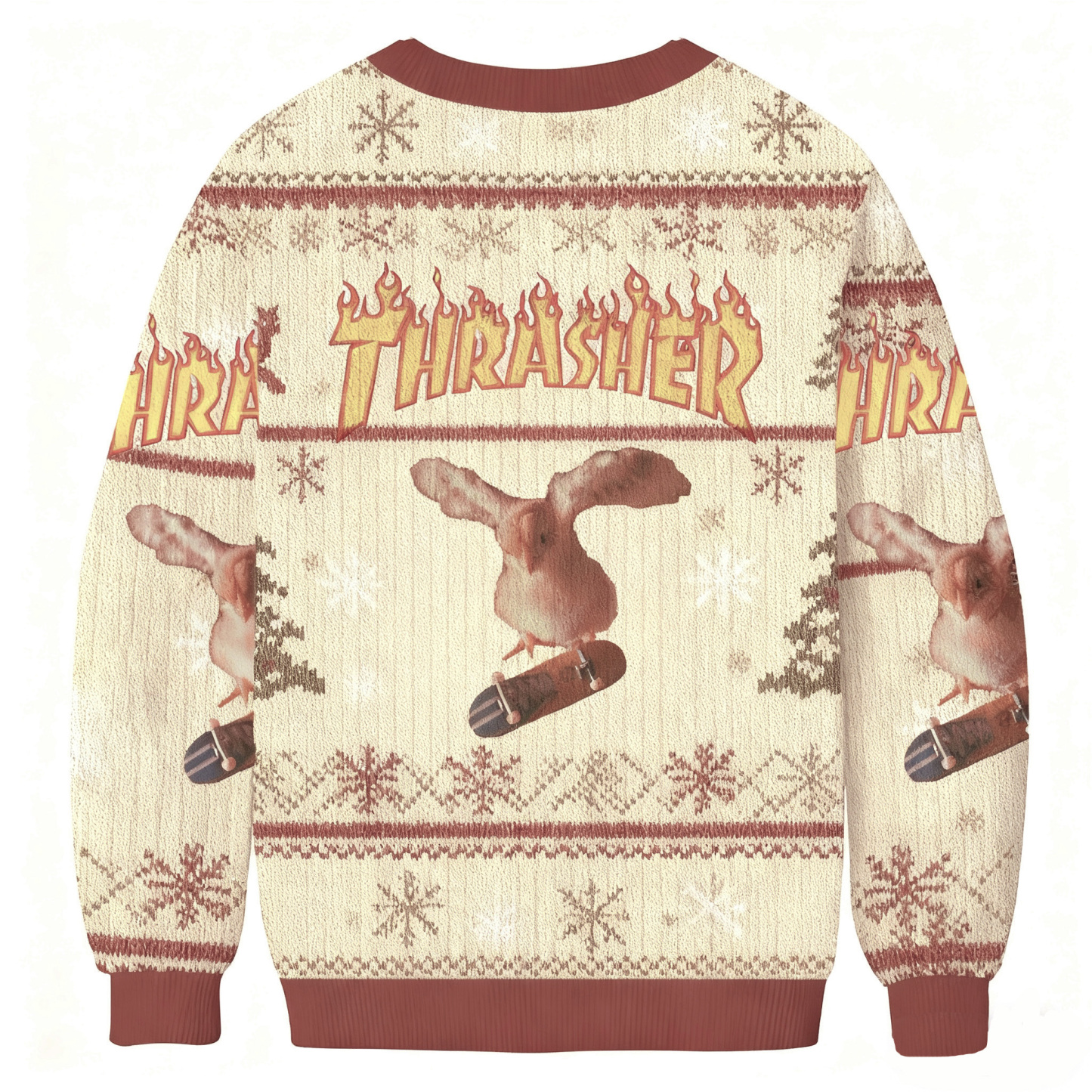 Thrasher Funny Bird Skateboard Ugly Sweatshirt