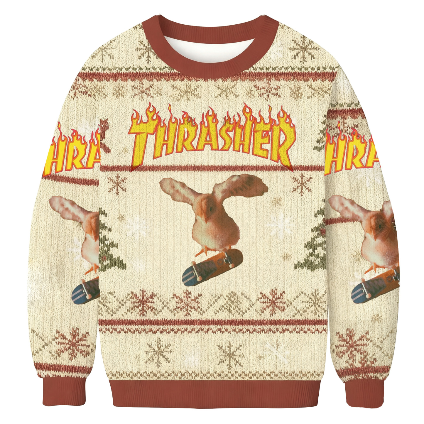 Thrasher Funny Bird Skateboard Ugly Sweatshirt