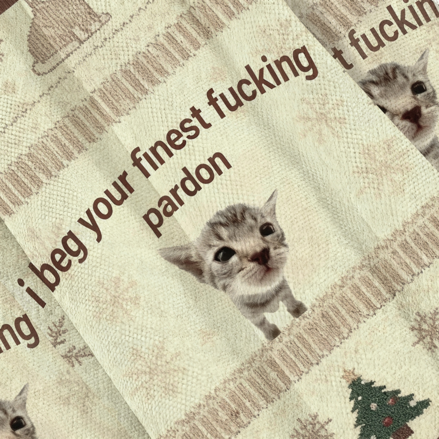 I Beg Your Finest Fucking Pardon Ugly Sweatshirt