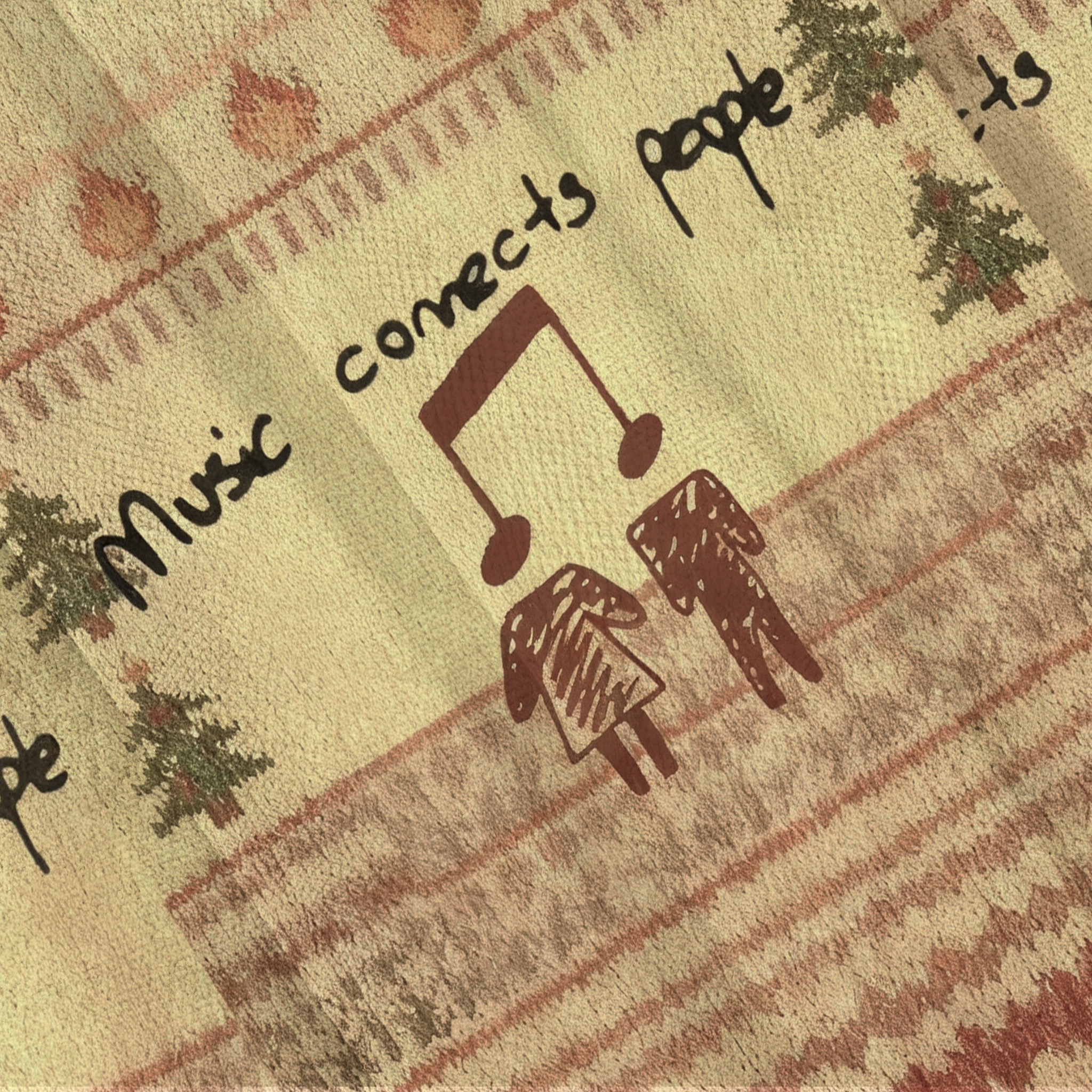 Music Connects People Ugly Sweatshirt