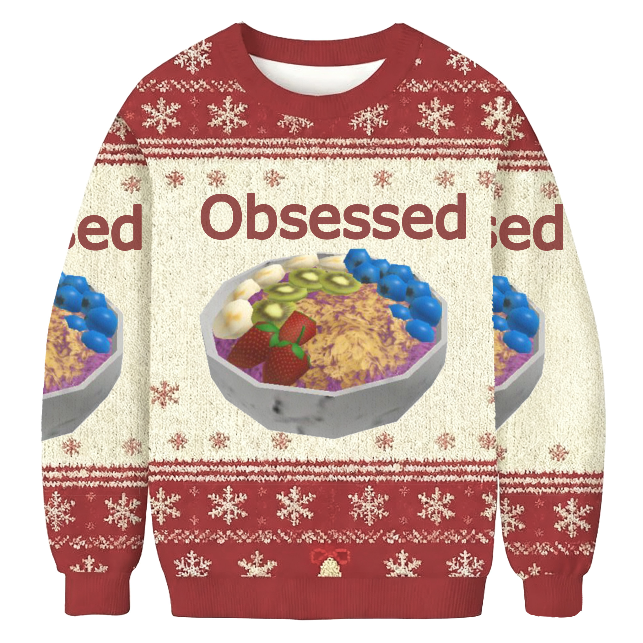 Obsessed With Acai Bowl Ugly Sweatshirt