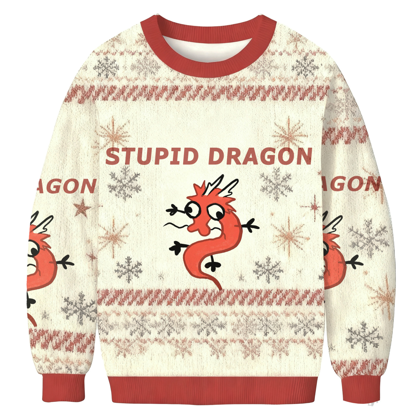 Stupid Dragon Ugly Sweatshirt