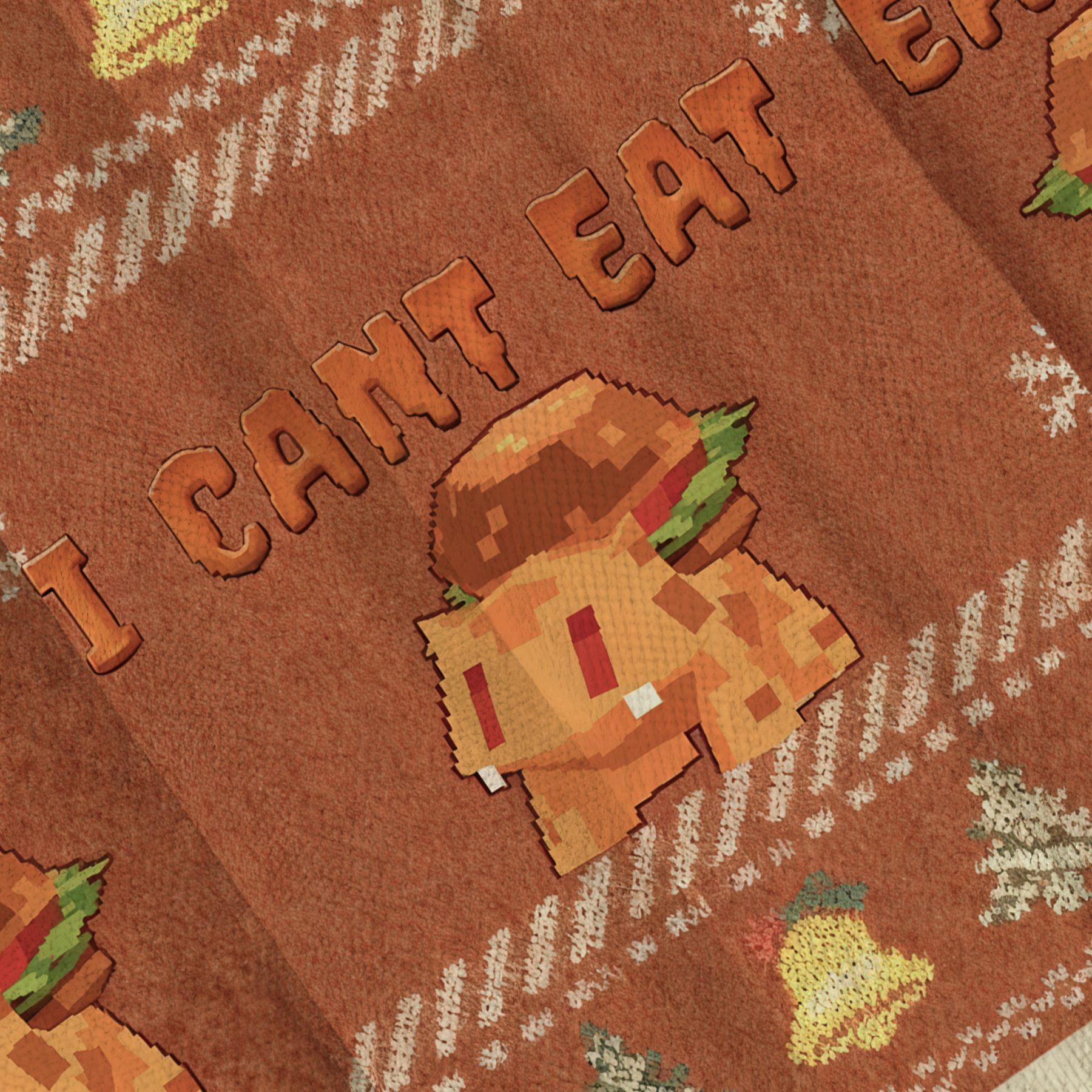 I Can't Eat Funny Dog Meme Ugly Sweatshirt