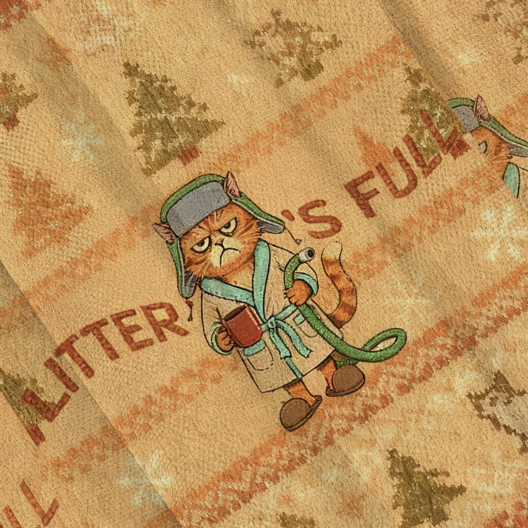 Litters Full Cat Christmas Ugly Sweatshirt