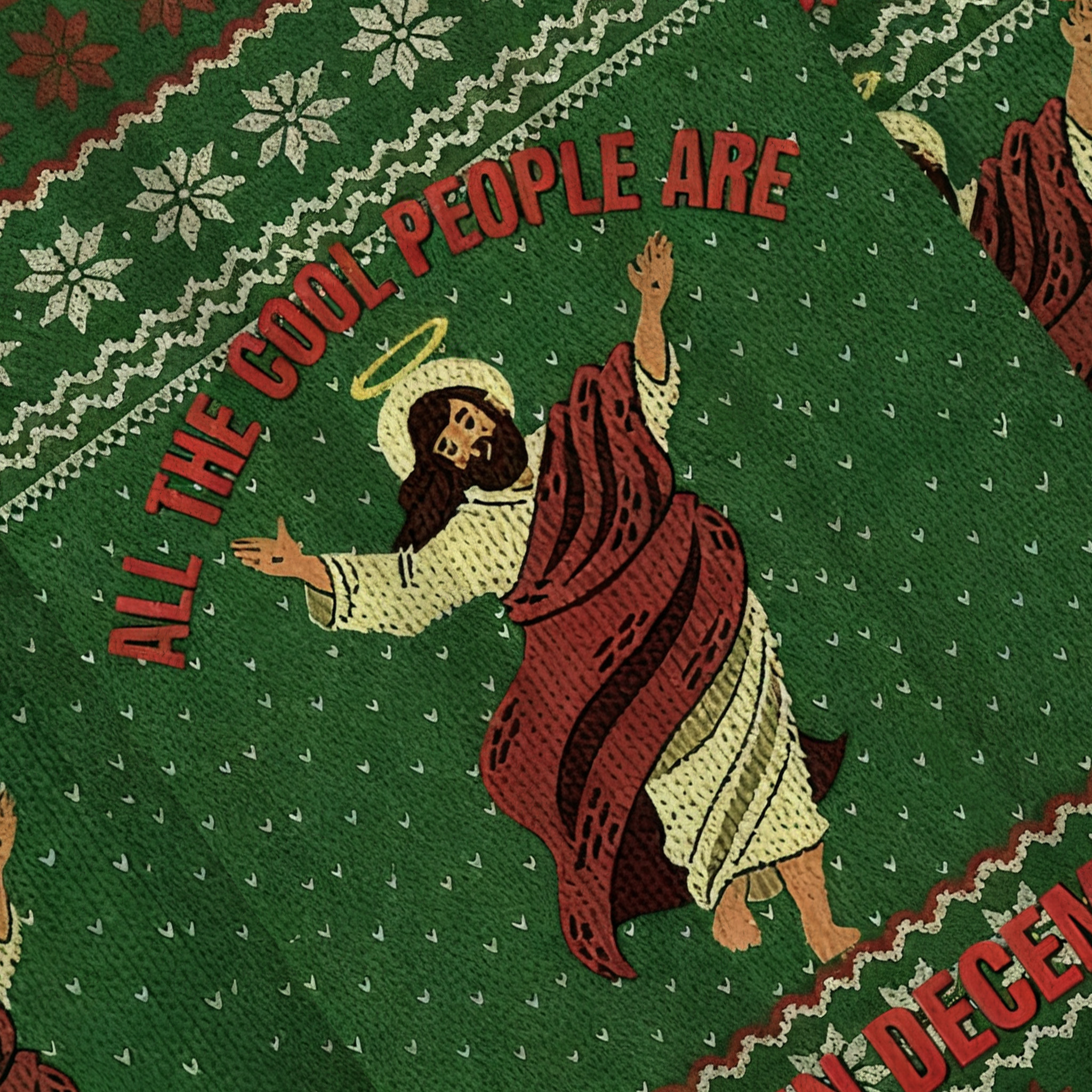 All The Cool People Are Born In December Christmas Ugly Sweatshirt