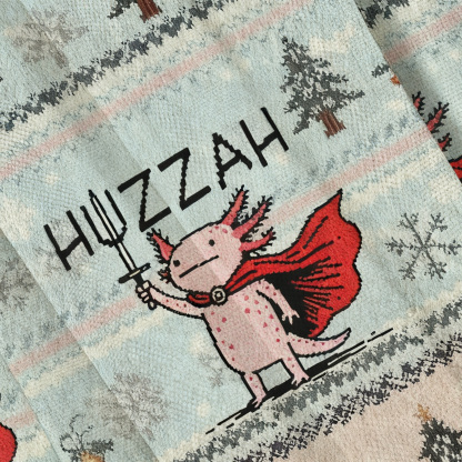 Huzzah Christmas Ugly Sweatshirt