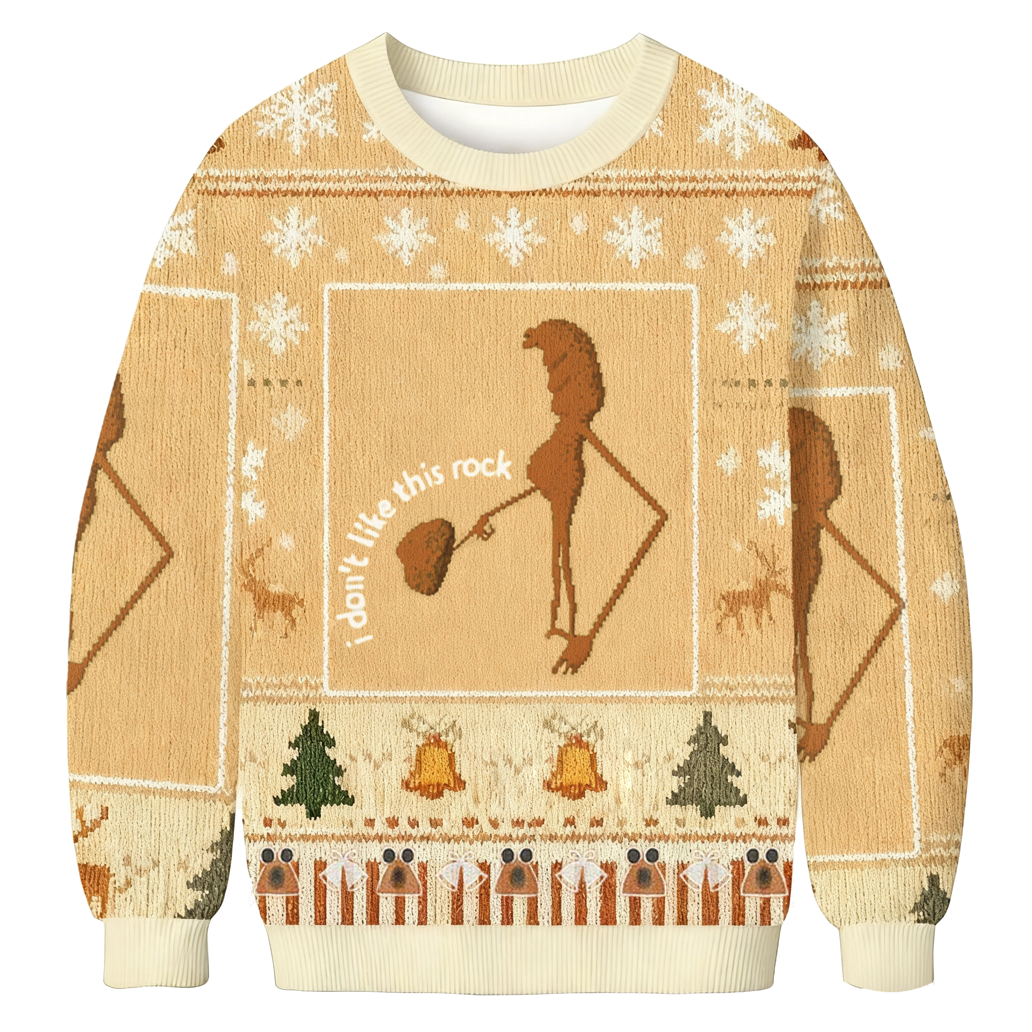 I Don't Like This Rock Christmas Ugly Sweatshirt
