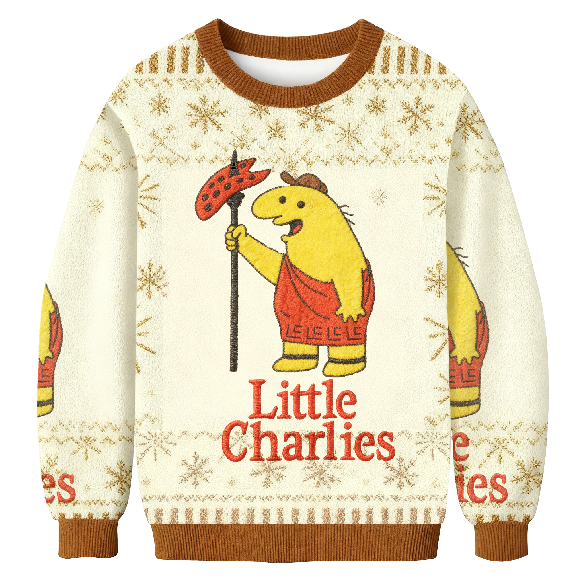 Baddiecat Little Charlies Christmas Ugly Sweatshirt