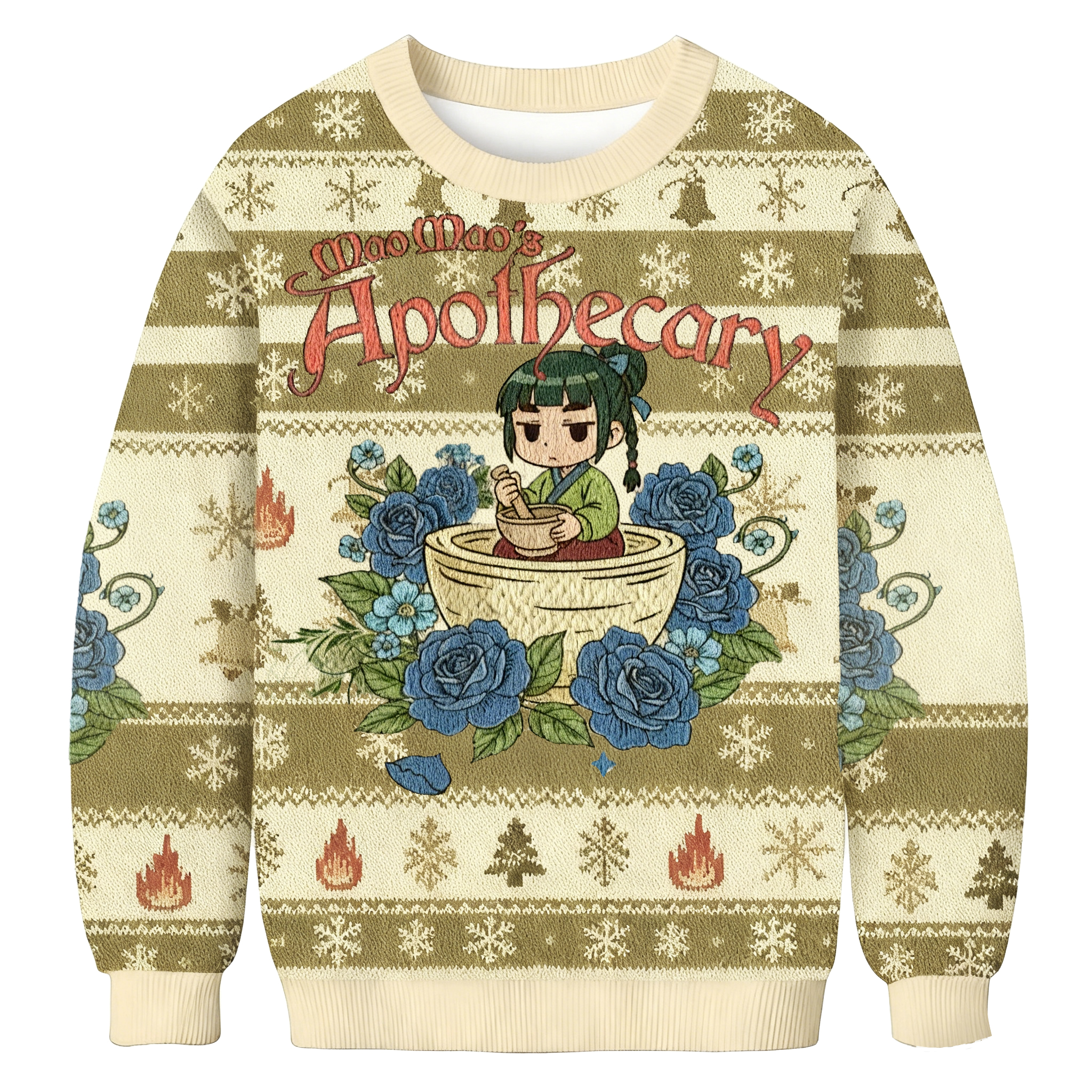 Baddiecat MaoMao's Apothecary Christmas Ugly Sweatshirt