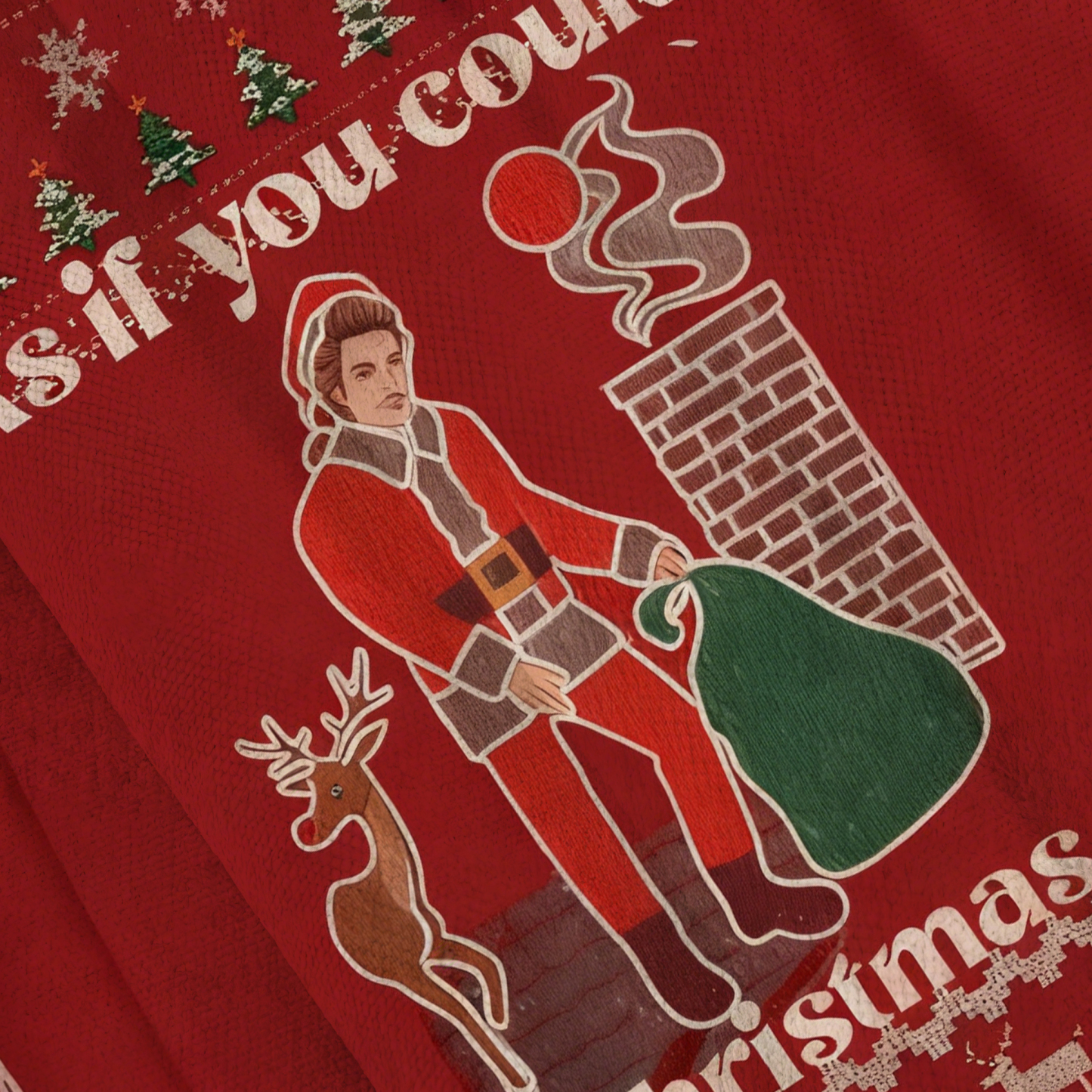 Baddiecat As If You Could Out Christmas Me Christmas Ugly Sweatshirt