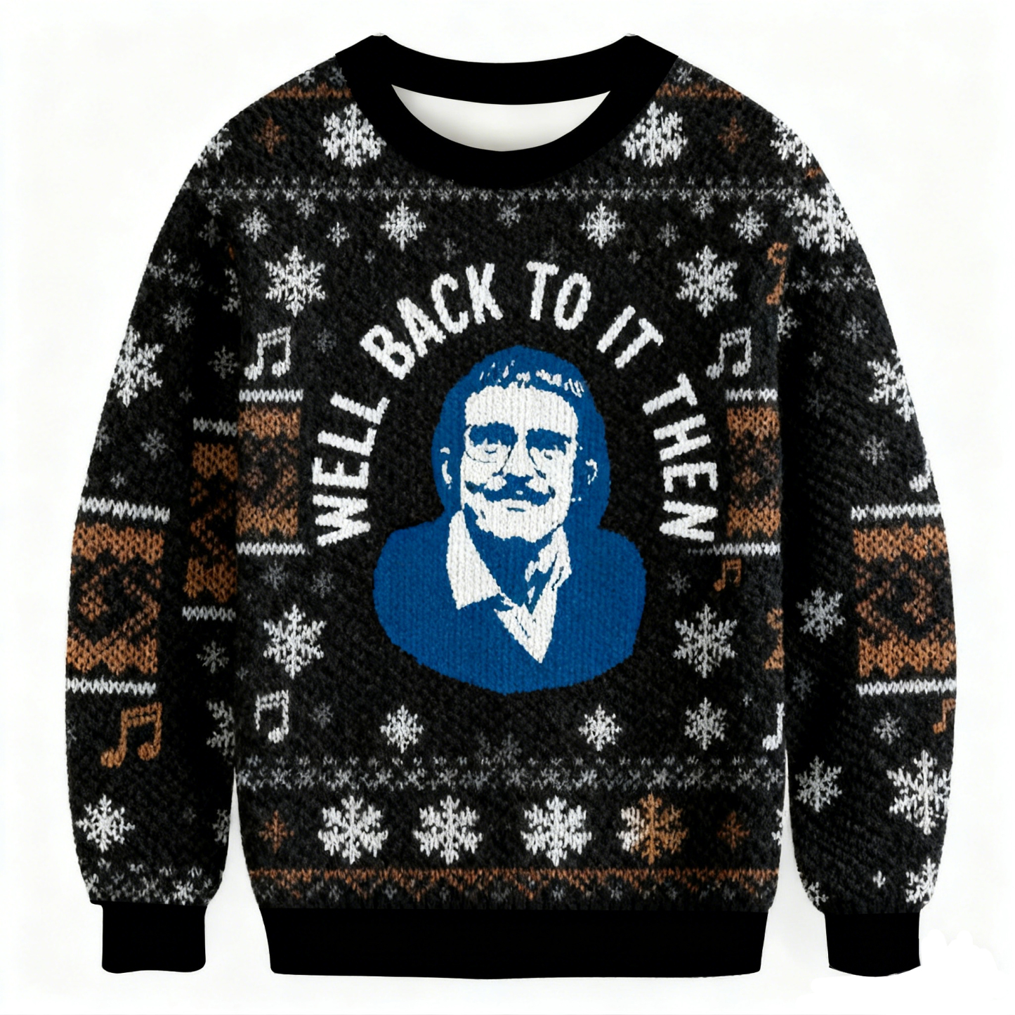 Baddiecat Well Back To It Then Christmas Ugly Sweatshirt