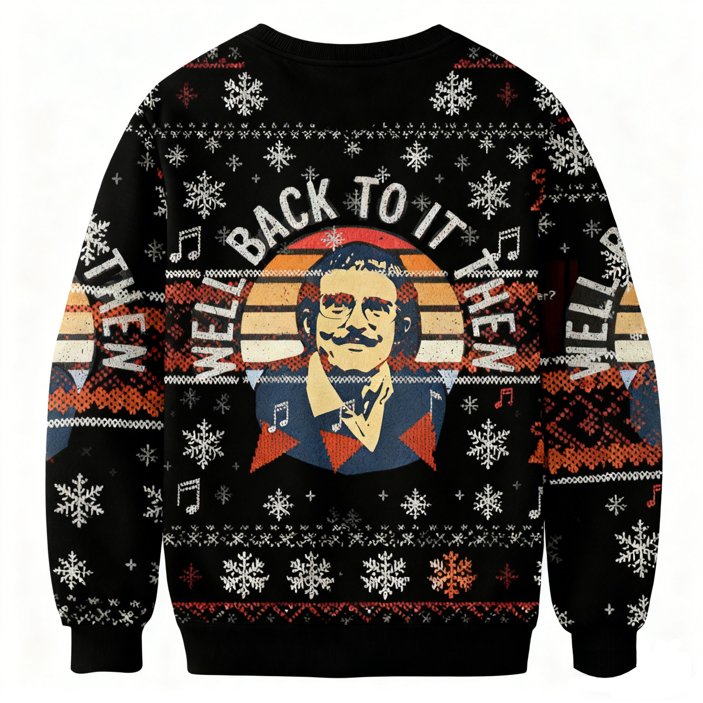 Baddiecat Well Back To It Then Christmas Ugly Sweatshirt