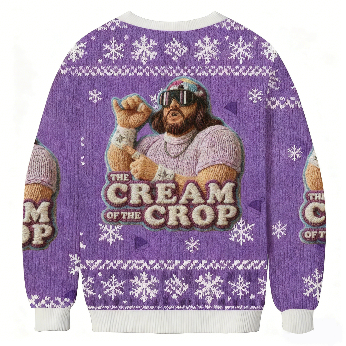 Baddiecat The Cream Of The Crop Christmas Ugly Sweatshirt