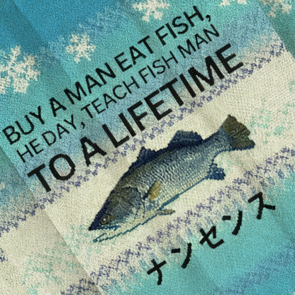 Baddiecat To A Lifetime Fish Christmas Ugly Sweatshirt